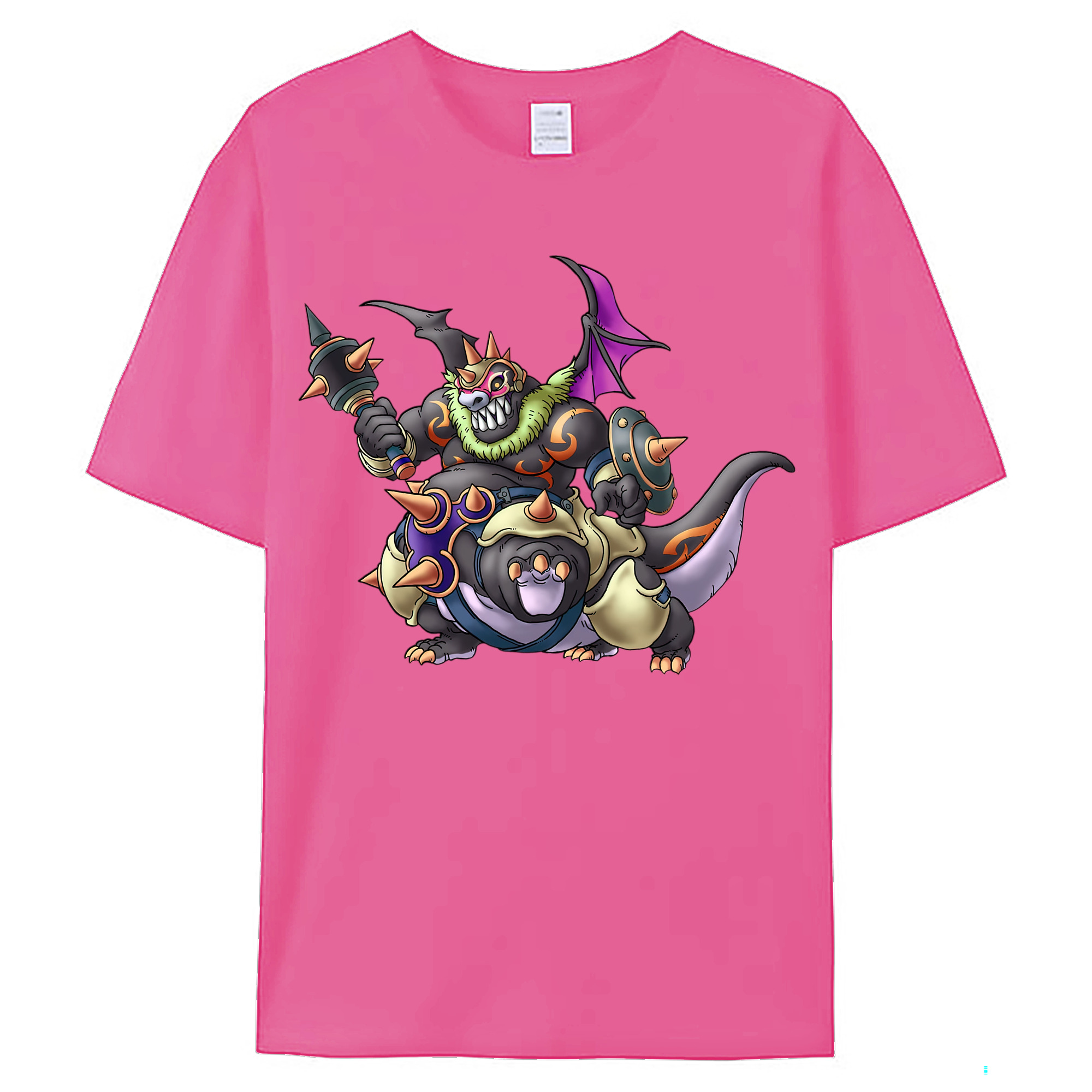（画像用） ドラゴンクエスト Doragon Kuesuto Dragon Quest レディースカジュアルプリントTシャツ（綿100％）